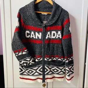 NWT Canadian Chunky Knit Sweater Cardigan